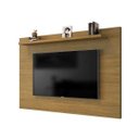 Ver imagem 3 de Painel Para Sala TV Ate 50 Polegadas Suspenso 1 Prateleira Flexível Kenzo Cinamomo