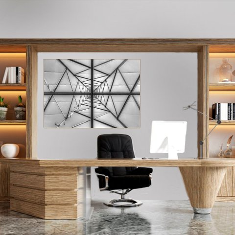Quadro Canvas Treliças 1,00x1,30