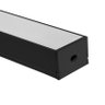 Perfil Sobrepor Alumínio Preto 30x20mm para Fita de Led 1 Metro - 1