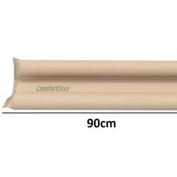 Veda Porta Rolinho 90cm Ajustável em Couro Sintético e Espuma Comfort Door Marrom Claro - 3