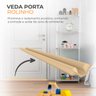 Veda Porta Rolinho 90cm Ajustável em Couro Sintético e Espuma Comfort Door Marrom Claro - 4