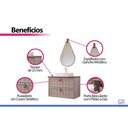 Ver imagem 4 de Conjunto Banheiro c/Espelho Sense/Gota 80cm Titanium MGM