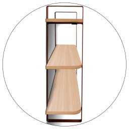 Prateleira Tripla Nicho Hone Modelo Industrial Decoração Casa 60x15 Cobre/Jade - 6