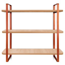 Prateleira Tripla Nicho Hone Modelo Industrial Decoração Casa 60x15 Cobre/Jade - 3