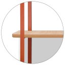 Ver imagem 4 de Prateleira Tripla Nicho Hone Modelo Industrial Decoração Casa 60x15 Cobre/jade