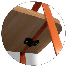 Prateleira Tripla Nicho Hone Modelo Industrial Decoração Casa 60x15 Cobre/Jade - 5