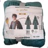 Roupão Plush com Capuz Hogwarts Casas Harry Potter Original Clube Comix Roupão Harry Potter Sonserin - 5