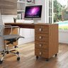 Mesa para Escritório 4 Gavetas e Rodízios Dubai - 1