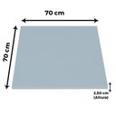 Ver imagem 3 de Tampo Quadrado 70 cm (Largura) P25 Pandin MDP 2,50 cm (Altura) Cor Cinza