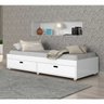 Cama Solteiro Puff Conquista Branco - 3