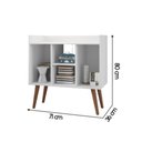 Ver imagem 4 de Aparador 2 Portas Freijó/Branco Fiorello