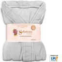 Ver imagem 2 de Roupão Plush Microfibra Kimono Unissex Feminino e Masculino Atlântica