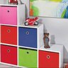 Estante para Quarto Infantil com 6 Nichos - 6 Caixas Organizadoras em Diversas Cores - 100% MDF - 1