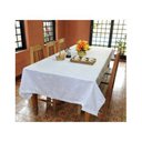 Ver imagem 4 de Toalha de Mesa Quadrada Hibisco Branco 78x78cm Impermeável