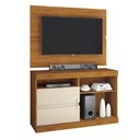 Ver imagem 2 de Rack com Painel para TVs Até 42 Polegadas - Germai Fenix - Nature/Off White
