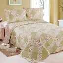 Ver imagem 1 de Kit Colcha Queen Evolution Patchwork 240cmx260 cm - Misty