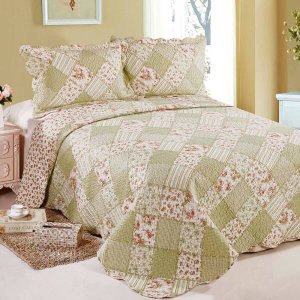 Kit Colcha Queen Evolution Patchwork 240cmx260 cm - Misty