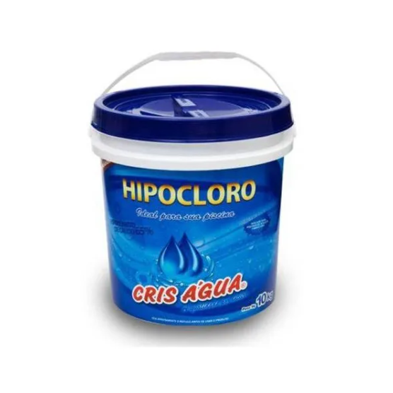 Cloro Hipoclorito - Cris Agua 10 Kg Cloro Hipoclorito 10kg - 1
