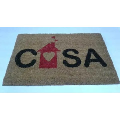 Capacho Fibra de Coco 38x58cm - Casa