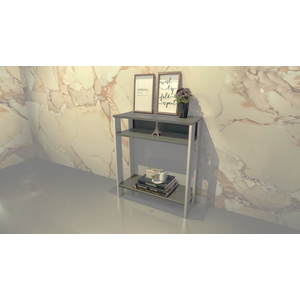 Aparador Mesinha, Mesa de Apoio, Mesa de Impressora Escritório, Sala, Cozinha, Refeitório Branco com