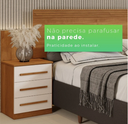Ver imagem 6 de Cabeceira Extensiva Casal Queen Império Benetil Móveis - Cinamomo/off