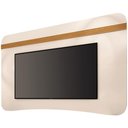 Ver imagem 2 de Painel TV 80 pol Orgânico 200cm Ermione B01 Off White Cinamomo - Lyam Decor