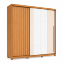 Ver imagem 1 de Guarda Roupa Casal 2 Portas de Correr com Espelho e 4 Gavetas 2.4 Flex Moviment Caemmun
