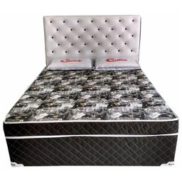 Cama Box Conjugada Casal Macio + Cabeceira - 4