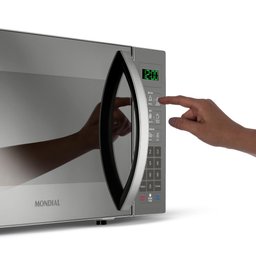 Micro-ondas Mondial 34l Cinza Espelhado Mo-02-34-e 110v - 8