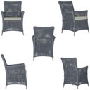 Ver imagem 6 de 4 Poltronas e 1 Mesa Igapó Alumínio Fendi Corda Náutica E3 Prata