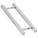 Ver imagem 3 de Puxador Quadrado Para Porta Polido 40cm