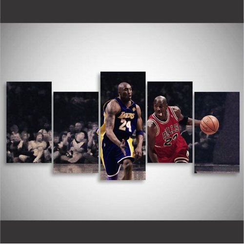 Quadro Decorativo Michael Jordan Basquete Esporte Quartos Salas Decorações  Com Moldura G04