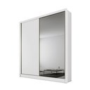 Ver imagem 1 de Guarda Roupa Virtus 2 Portas 3 Gavetas com Espelho Novo Horizonte Neve