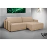 Sofá Cama 3 Lugares Retrátil Espinélio Linho 268 Cm Redenobre:bege