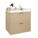 Ver imagem 2 de Balcão para Banheiro 60cm 2 Portas Basculantes Suspenso sem Tampo Bege