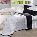 Ver imagem 1 de Kit Colcha King All Design Mini Poa - Branco