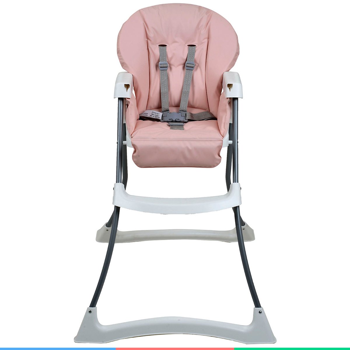 Cadeira Alimentação Refeição Infantil Bebê 6-36M 15kg Reclinável Papa&Soneca+ Rose Madder - 8