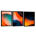 Ver imagem 3 de Quadro Decorativo Trio Abstrato Gradiente