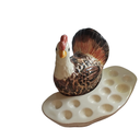 Ver imagem 4 de Galinha Carijó Porta Ovos Cerâmica:a Solução Perfeita para Armazenar Seus Ovos com Estilo e Praticid