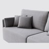 Sofá Living Barcelona 3,25m em Linho Brooks Cinza Médio - Home Mobily - 3
