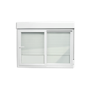 Ver imagem 1 de Janela de Correr Pvc Branco Veneziana Integrada Manual Anti Ruído Itec