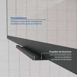Cozinha Modulada 5 Peças 3 Aéreos 1 Balcão 1 Cristaleira Nara Cabecasa Madeiramadeira - 9