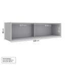 Ver mais imagens de Cozinha Modulada 5 Peças 3 Aéreos 1 Balcão 1 Cristaleira Nara CabeCasa MadeiraOriginals Cinza