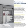 Cozinha Modulada 5 Peças 3 Aéreos 1 Balcão 1 Cristaleira Nara CabeCasa MadeiraMadeira - 18