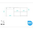 Ver imagem 6 de Mesa para Computador 2 Portas Correr Bc 44 Performa Brv Móveis