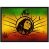 Quadro Banda Bob Marley Decorações Com Moldura P05 - 1