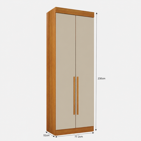 Módulo Guarda-Roupa 2 Portas 100% MDF Áurea - Arbo Design