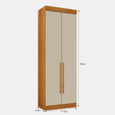 Ver imagem 1 de Módulo Guarda-Roupa 2 Portas 100% MDF Áurea - Arbo Design