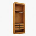 Ver imagem 2 de Módulo Guarda-Roupa 2 Portas 100% MDF Áurea - Arbo Design
