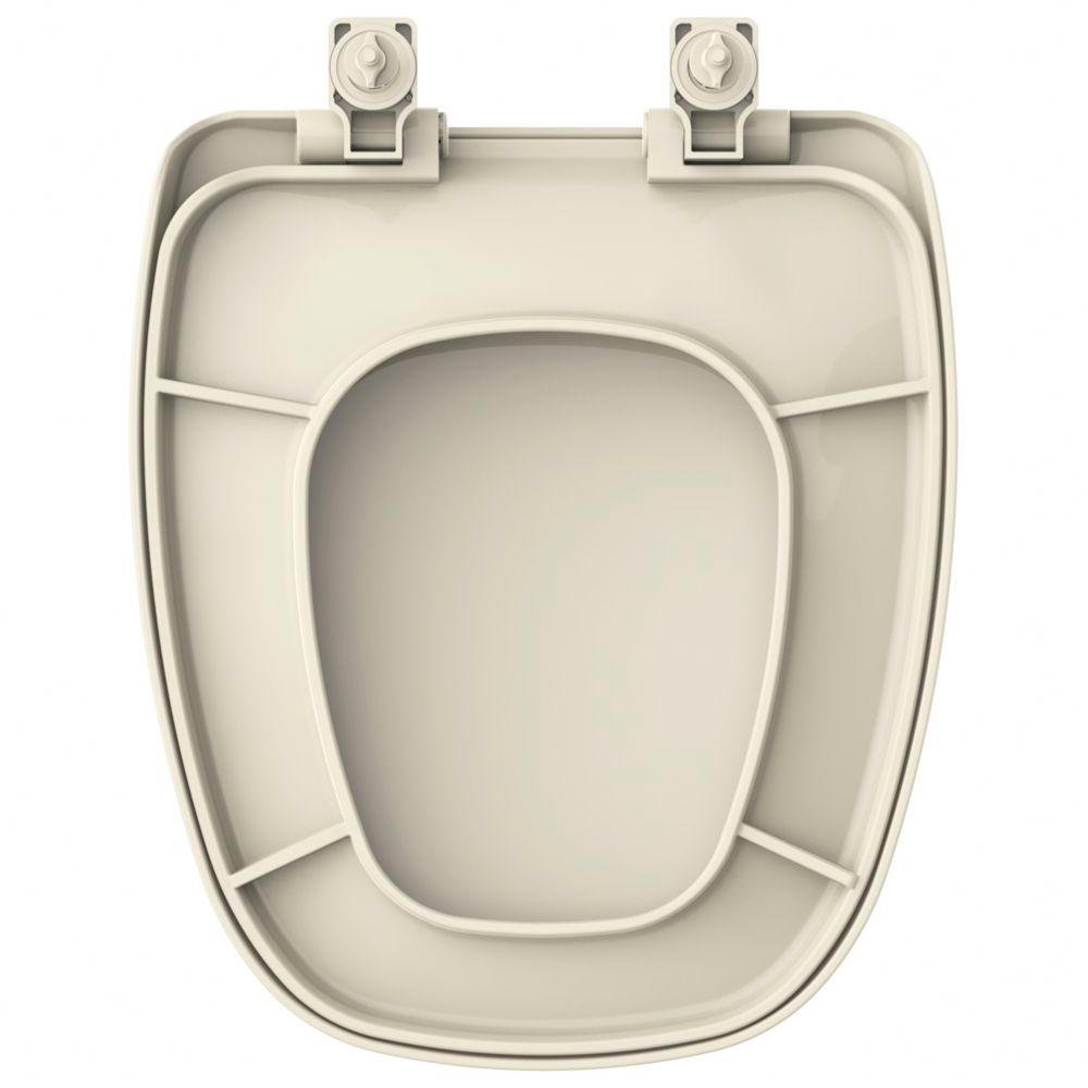 Assento Sanitário Polipropileno Soft Close Monte Carlo Creme para Vaso Deca - 3